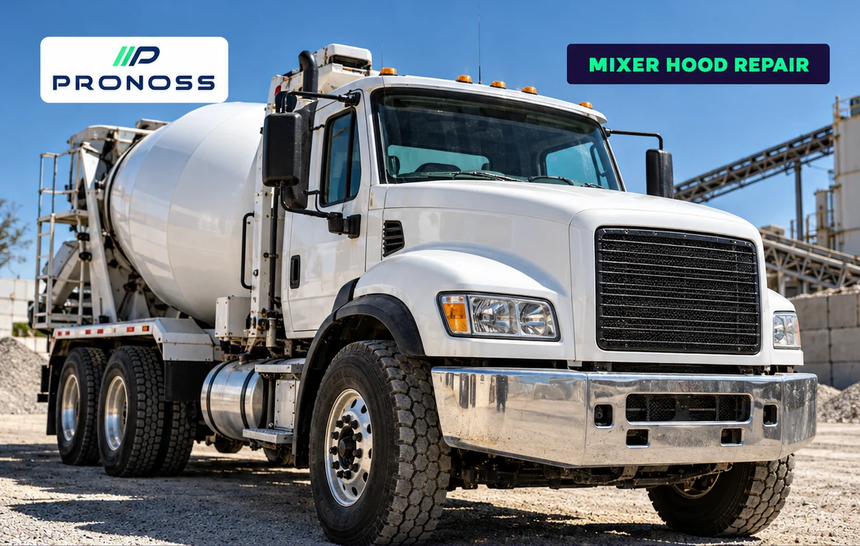 Concrete Mixer Hood Repair